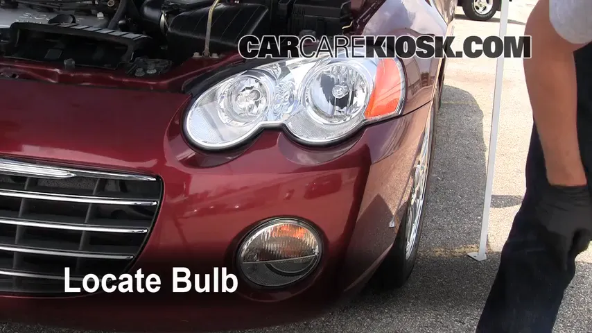 2005 Chrysler Sebring Limited 3.0L V6 Coupe Lights Turn Signal - Front (replace bulb)